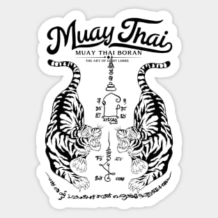 Sak Yant Muay Thai Tiger Sticker